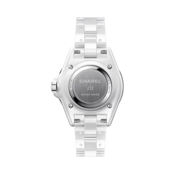 Chanel J12 Pink Blush H6755 Quartz White Ceramic 33mm - Image 2