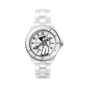 Chanel Mademoiselle J12 H7481 LA Pausa White Ceramic 38mm