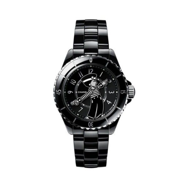 Chanel Mademoiselle J12 H7609 LA Pausa Black Ceramic 38mm