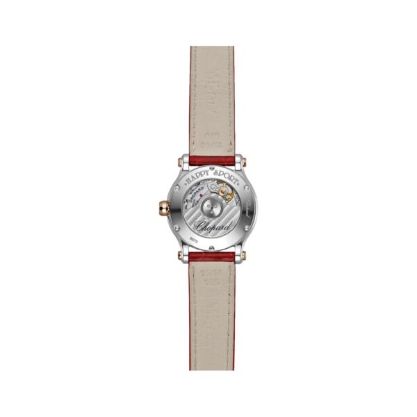 Chopard Happy Sport 278573-6026 Steel & Rose Gold 30mm Silver Dial Ladies Watch - Image 2