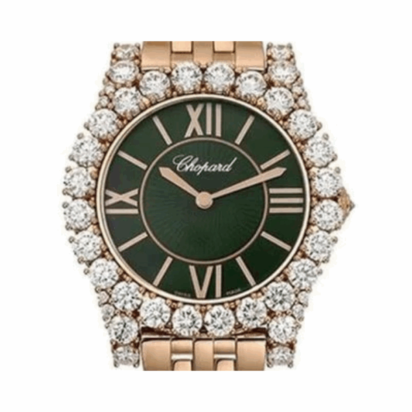 Chopard L’ Heure Du Diamant 109419-5413 Round Medium Green Dial - Image 3
