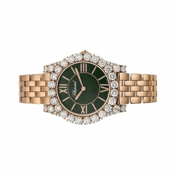Chopard L’ Heure Du Diamant 109419-5413 Round Medium Green Dial - Image 2