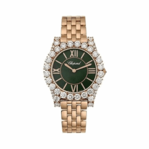 Chopard L’ Heure Du Diamant 109419-5413 Round Medium Green Dial