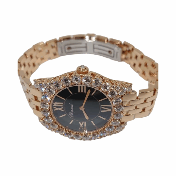 Chopard L’ Heure Du Diamant 109419-5413 Round Medium Green Dial - Image 4