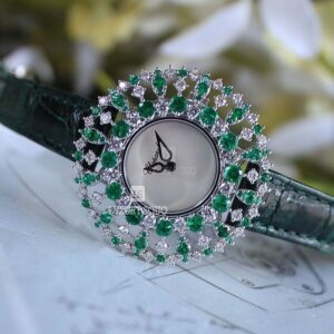 Chopard L’Heure Diamant Green Emerald Diamonds Ladies’ Watch