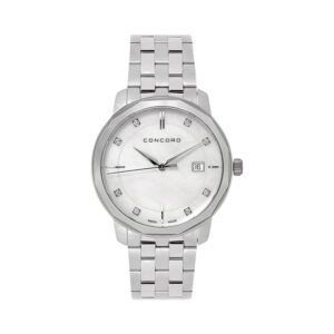 Concord Bennington 0320484 Quartz Silver Diamond Dial 40mm Men’s Watch