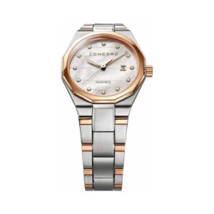 Concord Mariner 0320277 Quartz RG Steel MOP Diamond Dial 30mm Ladies Watch