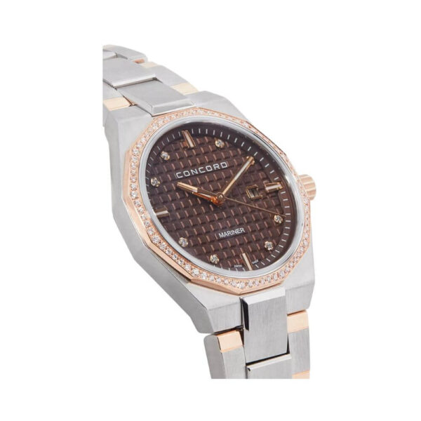 Concord Mariner 0320458 Quartz Steel Brown Diamond Dial 30MM - Image 2