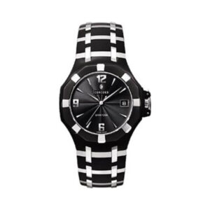 Concord Saratoga 0310718 Quartz Rubber & Steel Black Dial Men’s Watch