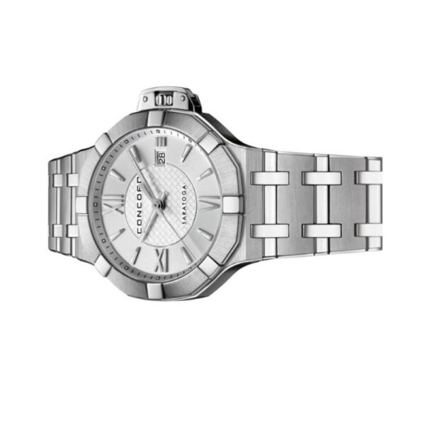 Concord Saratoga 0320428 Quartz Steel Silver Roman Dial 31mm Ladies Watch - Image 2