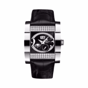 De Grisogono Instrumento Novantantre S06 White Gold Black Dial