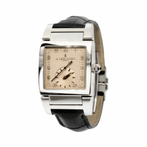 De Grisogono Instrumento UNO GS N02 Grande Seconde Steel On Strap Salmon Dial