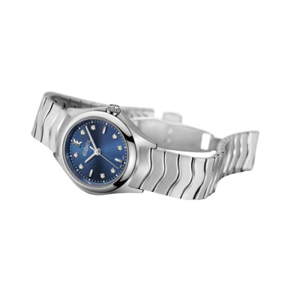 Ebel Wave 1216315 Quartz Blue Galvanic Dial Laides Watch - Image 4