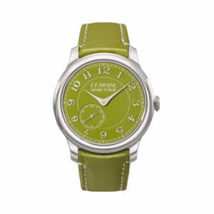 F.P. Journe Chronomètre Souverain CSD Calibre 1304 Dubai Boutique Edition 40 mm Platinum Case Green dial Mens Watch