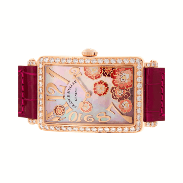 Franck Muller Long Island Peony 952 QZ REL MOP RG D 1R Diamond Set Bezel 26mm MOP Dial Womens Watch - Image 2
