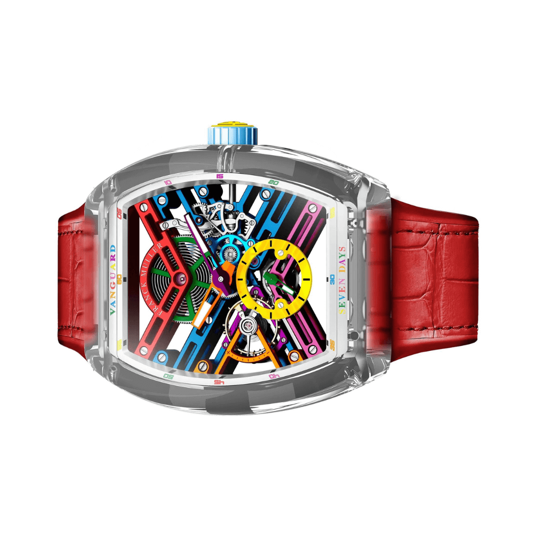 Franck Muller V45 S6 SQT DRM Vanguard Skeleton Sapphire - Image 2