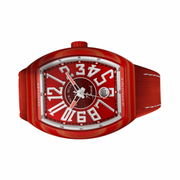 Franck Muller Vanguard Beach V 41 SC DT GF RGF BC Automatic 41mm Red Dial Mens Watch - Image 3