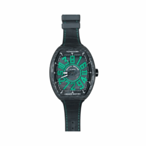 Franck Muller Vanguard Crazy Hours V 45 CH CARBON NR 45mm Black Dial Mens Watch