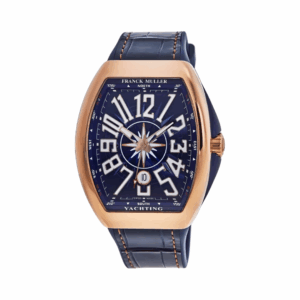 Franck Muller Vanguard V 45 SC DT5N BL Yachting 18K Rose Gold 45mm Blue Dial Men’s Watch