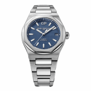 Girard Perregaux Laureato 81010-11-431-11A Blue Index Dial Stainless 42mm Stainless Steel