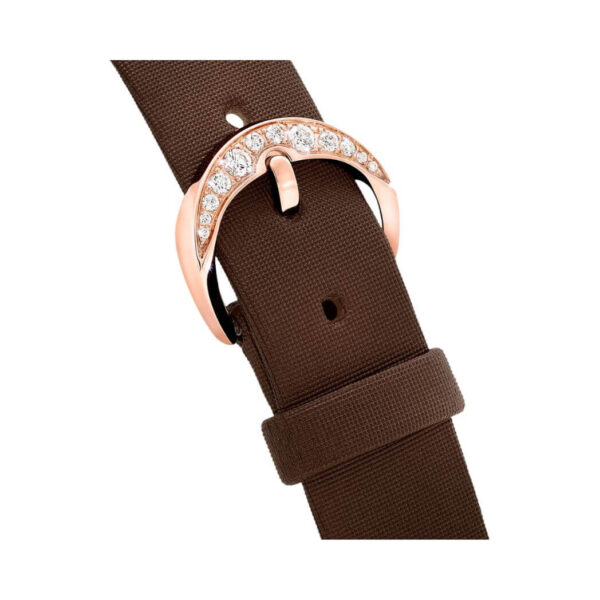 Graff Spiral GSP23PGD Tigers Eye DIal Rose Gold Brown Satin Strap - Image 5