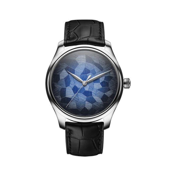 H. Moser & Cie. Endeavour 1200-1220 Centre Seconds Stainless Steel 40mm Blue Fume Dial Men’s Watch
