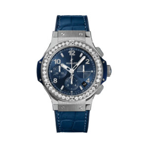 Hublot Big Bang 341.SX.7170.LR.1204 Steel Diamonds Blue Dial 41mm Men’s Watch