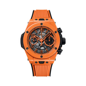 Hublot Big Bang Unico 441.CU.5910.RX Orange Ceramic 42mm Skeleton Dial Men’s Watch