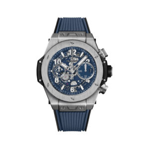 Hublot Big Bang Unico 441.NX.5171.RX Titanium Blue Skeleton Dial 42mm Men’s Watch