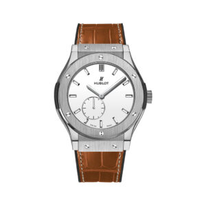 Hublot Classic Fusion 515.NX.2210.LR Ultra Thin Titanium 45mm White Dial Men’s Watch