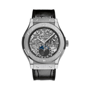 Hublot Classic Fusion 517.NX.0170.LR Aerofusion Moonphase Skeleton Dial 42mm Men’s watch