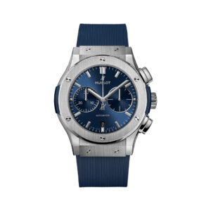 Hublot Classic Fusion 521.NX.7170.RX Chronograph Titanium 45mm Blue Dial Men’s Watch