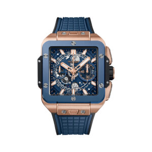 Hublot Square Bang Unico king Gold 821.OL.5180.RX Blue Ceramic 42mm Men’s Watch
