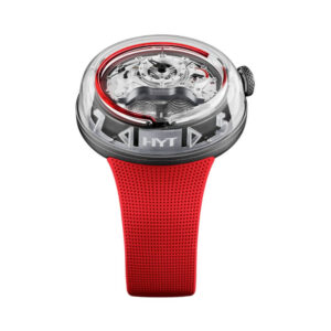 Hyt H5 H02248-A Red Fluid Limited Edition Black DLC Stainless Steel