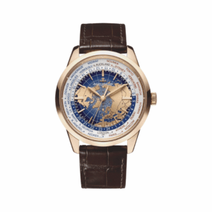Jaeger LeCoultre Geophysic Universal Time Q8102520 Automatic 18k Rose Gold 41.6mm Blue Dial Mens Watch