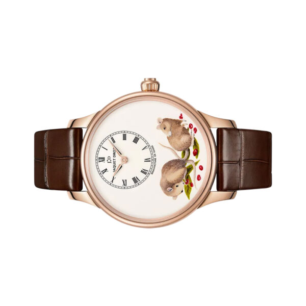 Jaquet Droz Petite Heure Minute Rat J005013230 Automatic 39mm White Dial Unisex Watch - Image 2