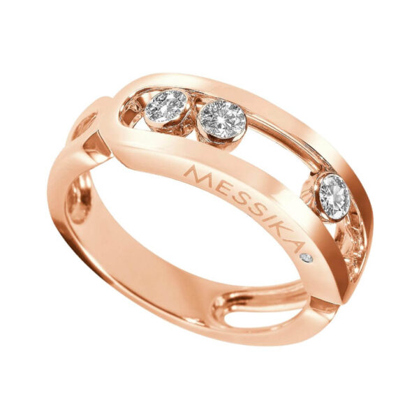 Messika Move Classic 03998-PG-55 Pink Gold Diamond Ring - Image 3