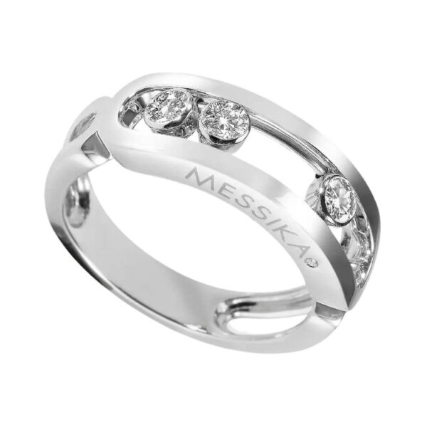 Messika Move Classic 03998-WG White Gold Diamond Ring - Image 2