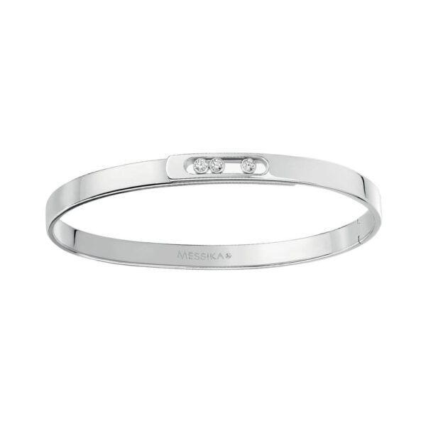Messika Move Noa Bangle 10092-WG White Gold Diamond Bracelet - Image 2