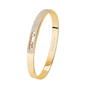 Messika Move Noa Pave 06371-YG Yellow Gold Diamond Bracelet