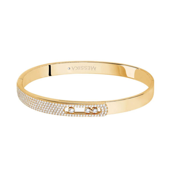 Messika Move Noa Pave 06371-YG Yellow Gold Diamond Bracelet - Image 3