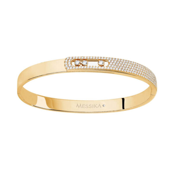 Messika Move Noa Pave 06371-YG Yellow Gold Diamond Bracelet - Image 2