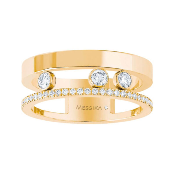 Messika Move Romane 06516-YG-55 18Karat Yellow Gold Diamond Ring - Image 4