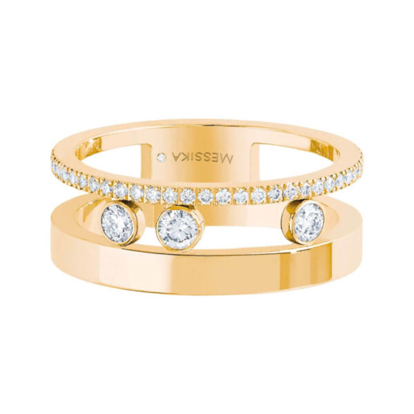 Messika Move Romane 06516-YG-55 18Karat Yellow Gold Diamond Ring - Image 3