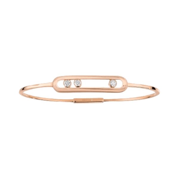Messika Move Thin 04068-RG Rose Gold Diamond Bracelet - Image 3
