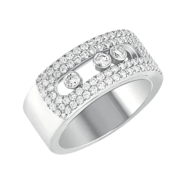 Messika Paris Move Noa Pave 10102-WG-53 18Ct White Gold Diamond Ring