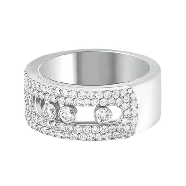 Messika Paris Move Noa Pave 10102-WG-53 18Ct White Gold Diamond Ring - Image 3