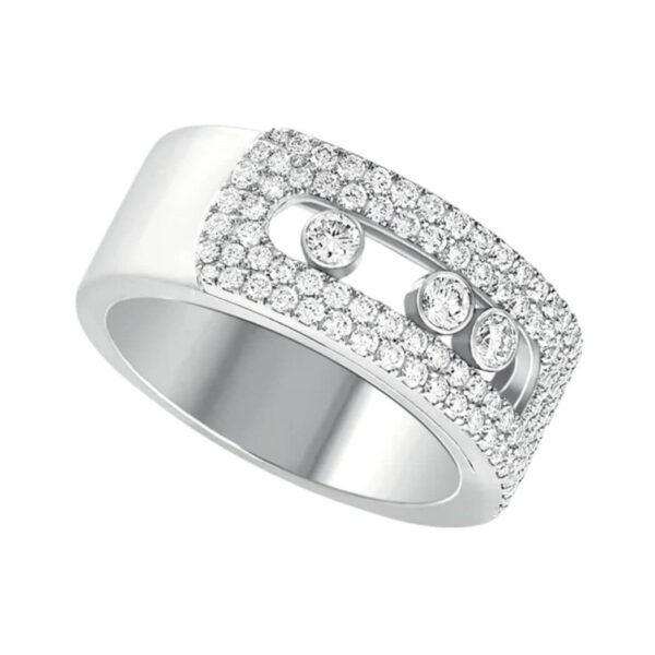 Messika Paris Move Noa Pave 10102-WG-53 18Ct White Gold Diamond Ring - Image 2