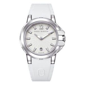 Harry Winston Ocean Diamond White Dial Ladies Watch Ref. Ocsqhd36Zz001
