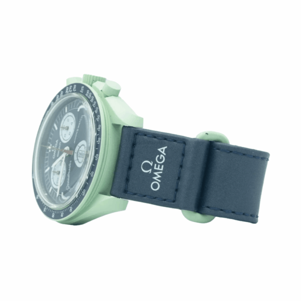 Omega X Swatch Mission To Earth So33G100 Blue Straps - Image 3